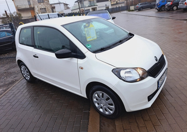 Skoda Citigo cena 17900 przebieg: 155000, rok produkcji 2014 z Bydgoszcz małe 56